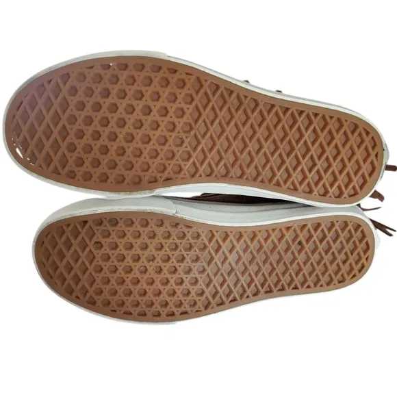 VANS SK-8 HI MOC Brown Suede Moccasin Style‎ Hightop Fringed Lace up Sneakers 8