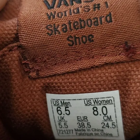 VANS SK-8 HI MOC Brown Suede Moccasin Style‎ Hightop Fringed Lace up Sneakers 8