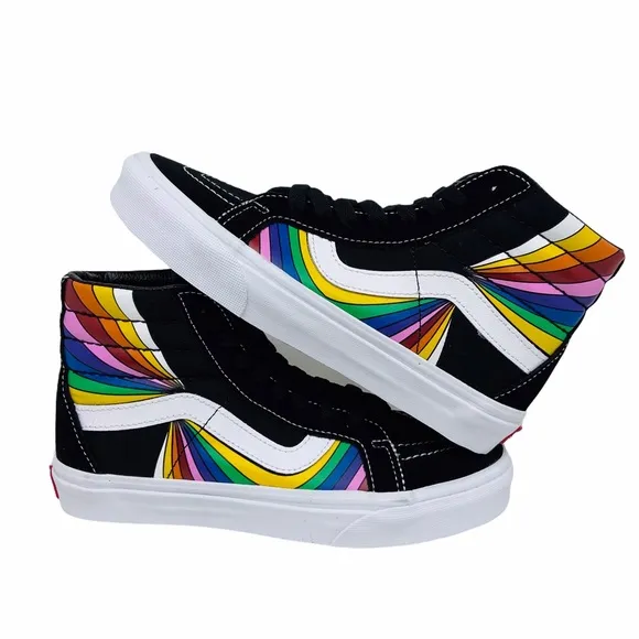 Vans Sk8-Hi Reissue Refeact Rainbow Skateboard Sneaker