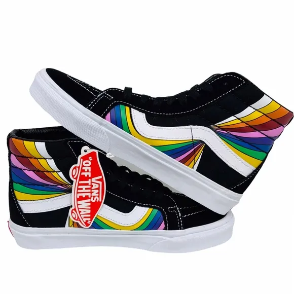 Vans Sk8-Hi Reissue Refeact Rainbow Skateboard Sneaker
