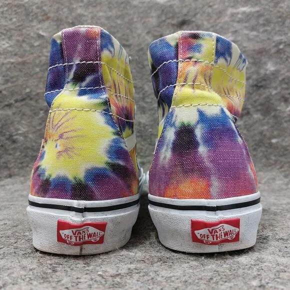 Vans Sk8-Hi Sneakers Men's Size 12 Tie-Dye Canvas Skater Skating Streetwear