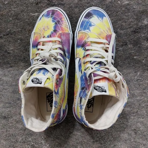 Vans Sk8-Hi Sneakers Men's Size 12 Tie-Dye Canvas Skater Skating Streetwear