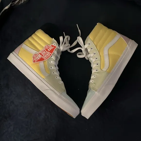 VANS Skater High Top Pastel Block Sneakers