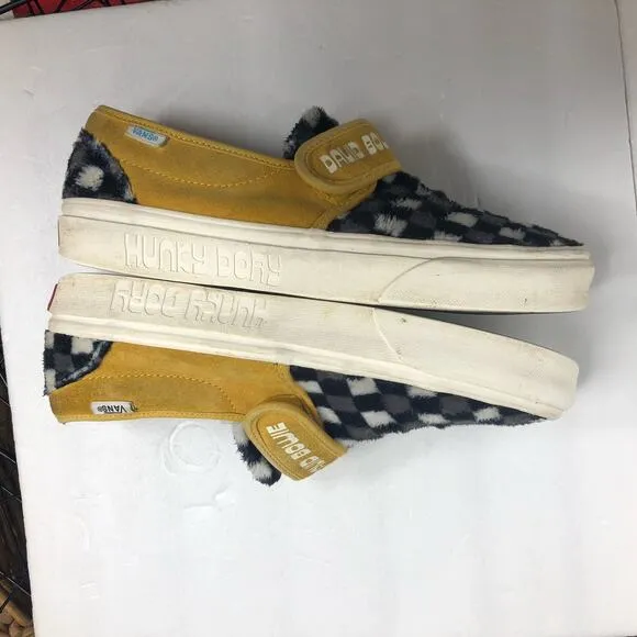 Vans Sneakers David Bowie Hunky Dory Fuzzy Check Skater Slip On 8
