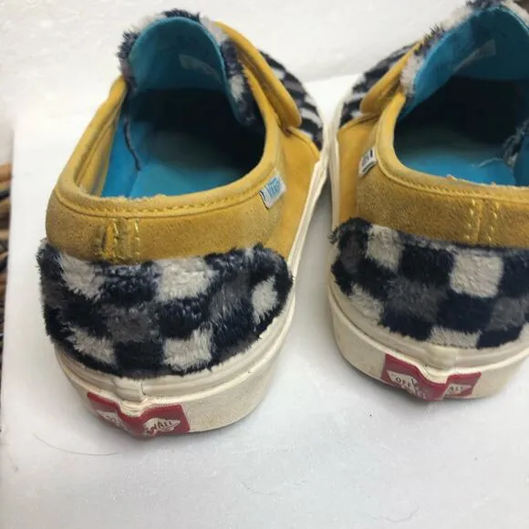Vans Sneakers David Bowie Hunky Dory Fuzzy Check Skater Slip On 8