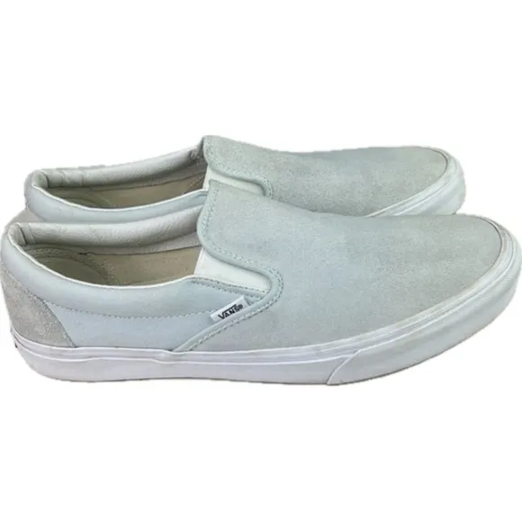 Vans Suede Off The Wall Slip-On Pastel Blue Skater Sneakers