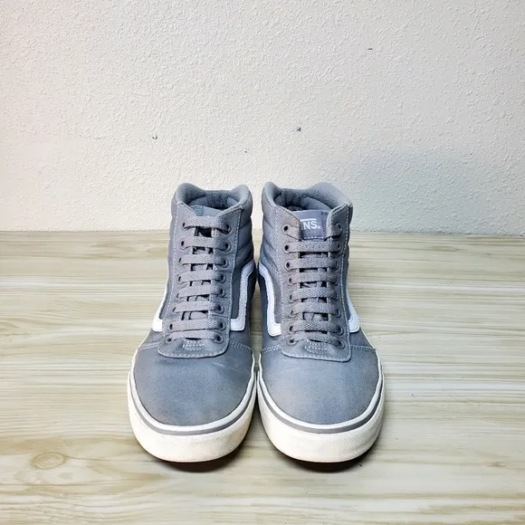 Vans Ward Stripe Hi Gray / White Sneakers Size 10 Men's Skater