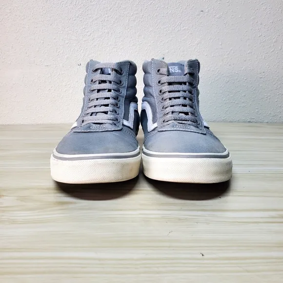 Vans Ward Stripe Hi Gray / White Sneakers Size 10 Men's Skater