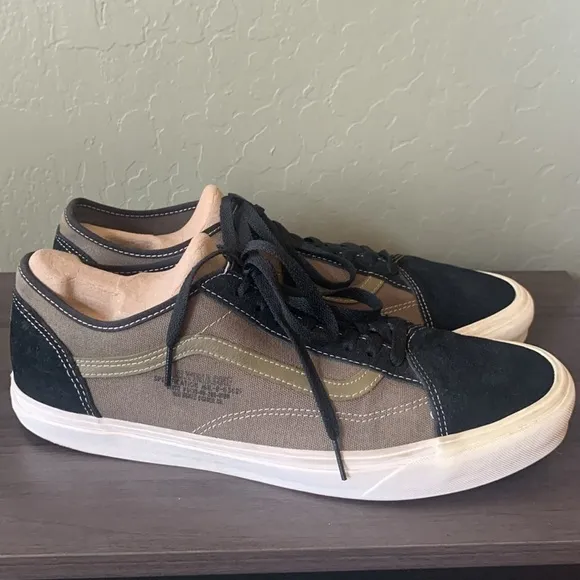 Vans World Code Old Skool Tapered Sneakers Size 13 Black Grape Leaf Skater