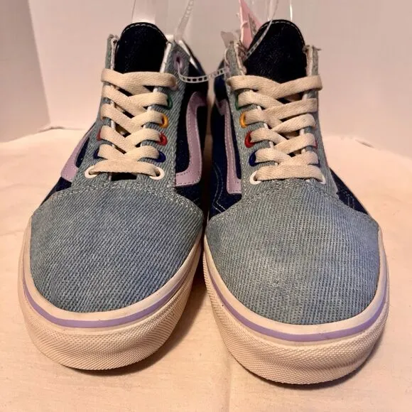 VANS x EM on Holiday Old Skool Sneakers M 9 W 10.5 Denim Blue Limited Edition
