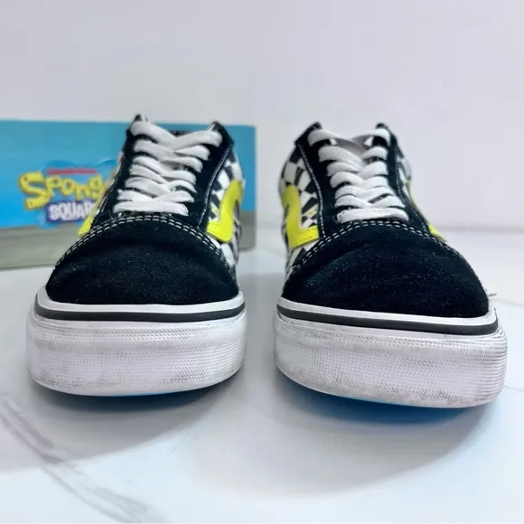 Vans x Spongebob Old Skool Off The Wall Lace Up Sneakers Women’s 6.5 Men’s 5
