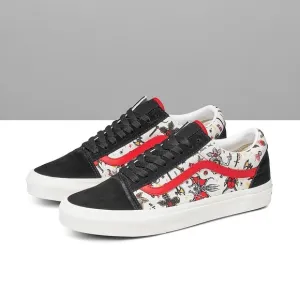 VANS X Stranger Things Old Skool lace up sneakers, size 8M/9.5W