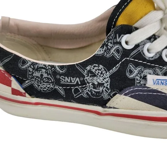 Vans 50th Anniversary Van Doren Approved Era 95 Pirate Flag Womens 6 Mens 4.5
