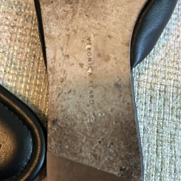 Veronica beard leather sandals