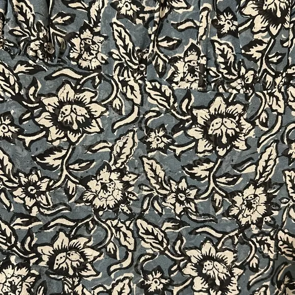 Veronica Beard Sazan Asymmetric Ruffled Floral Print Silk Chiffon Dress Size 10