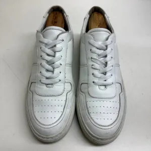 VERY GOOD Common Projects BBall Low Leather Sneakers White Calf Mens EU 43 US 10
