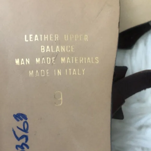 VIA CONDOTTI Brown Leather Sandals