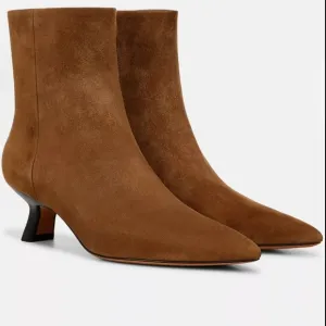 Vince Billy Suede Ankle Boot Color: Elm Wood women size 8 gently used