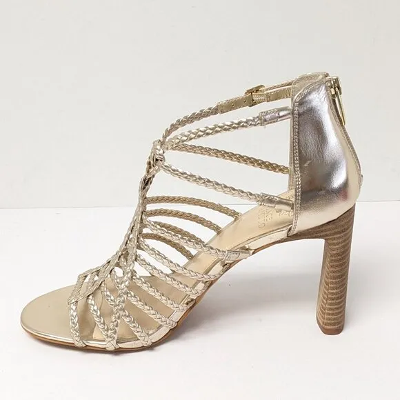 Vince Camuto Ariah Heeled Sandals, Metallic Gold, Women's 9 M