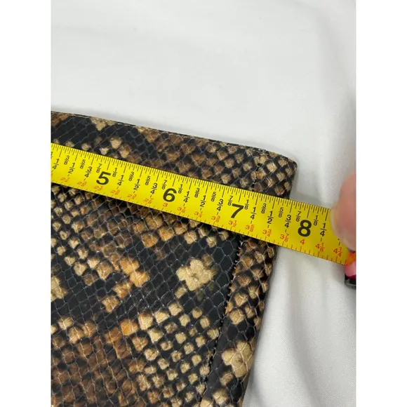 Vince Camuto Jesting Python SnakeskinPrint Leather Platform Tall Boots 9M