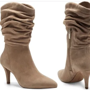 Vince Camuto Sonbela Pointed Toe Women Boots  Various Sizes  Color Tortilla