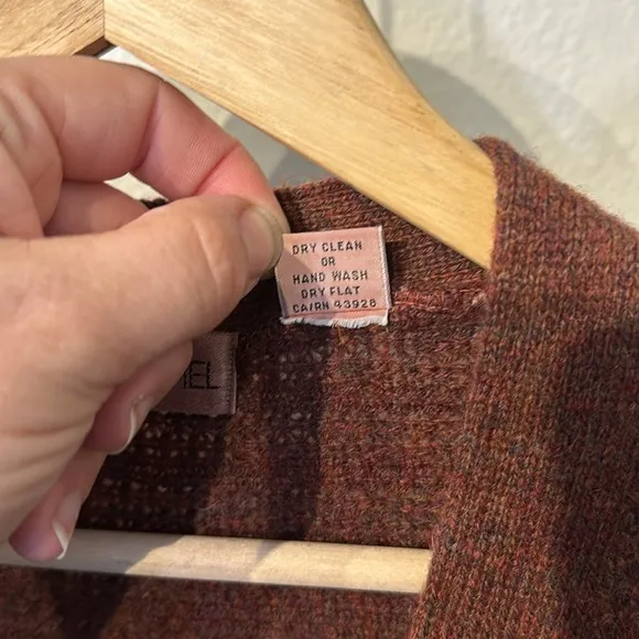 Vintage Henry Grethel 100% Shetland wool vest