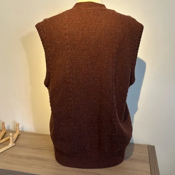 Vintage Henry Grethel 100% Shetland wool vest