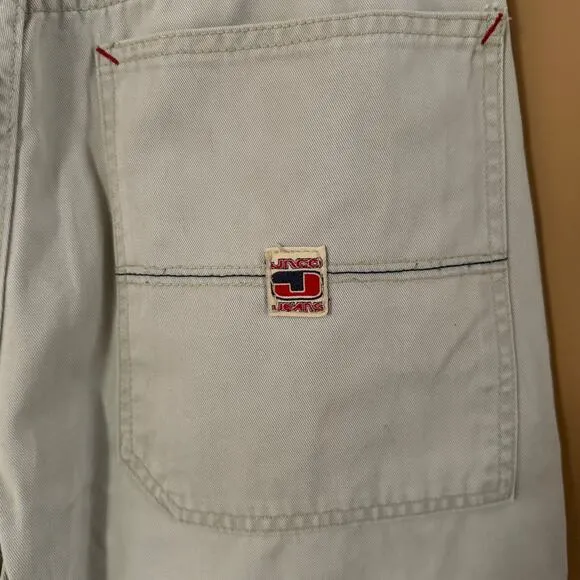 Vintage JNCO Cargo Pants Mens 29x30 Khaki Baggy Forward Basix Grunge Skater 90s