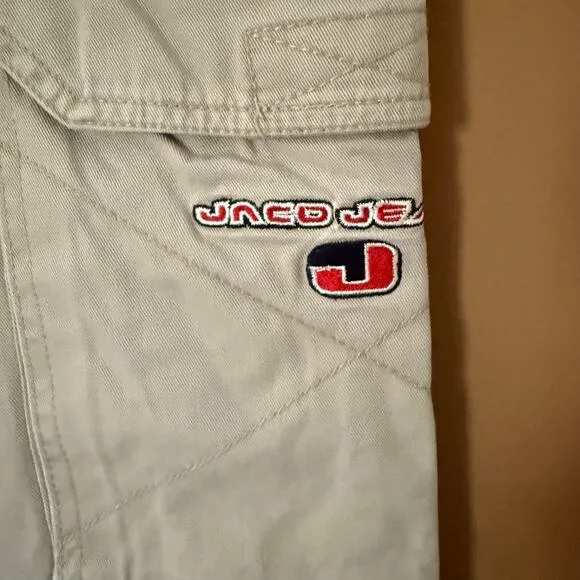 Vintage JNCO Cargo Pants Mens 29x30 Khaki Baggy Forward Basix Grunge Skater 90s