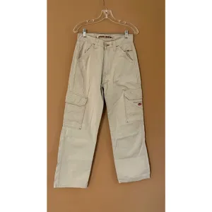 Vintage JNCO Cargo Pants Mens 29x30 Khaki Baggy Forward Basix Grunge Skater 90s