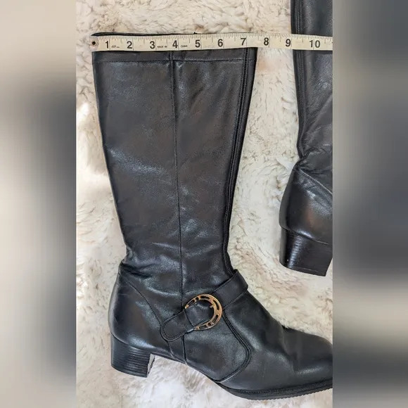 Vintage Mod 1960s Brevitt England Go Go Leather Boots