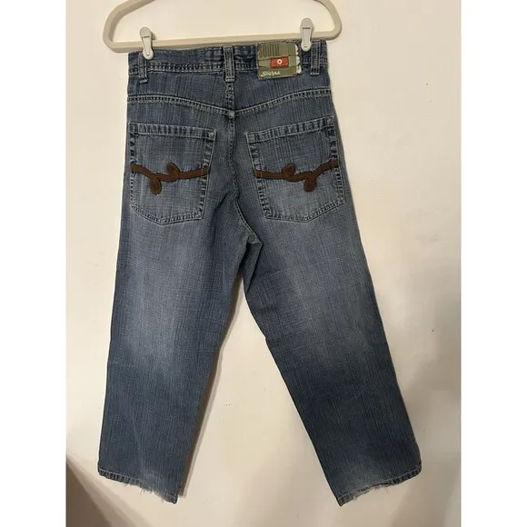 Vintage Southpole Wide Leg Jeans Mens 29x29 Baggy Loose 90s Hip Hop Skater Y2K