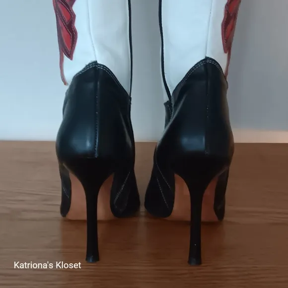 Vintage Vero Cuoio Pointed Toe Stiletto Boots