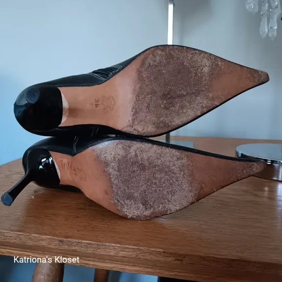 Vintage Vero Cuoio Pointed Toe Stiletto Boots