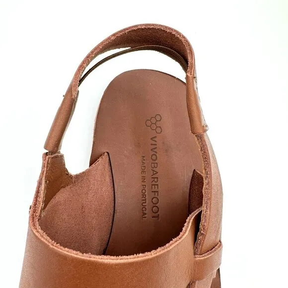 Vivobarefoot Opanka Sandals Leather Women’s Size 6 / EU 37 Tan 203225-02