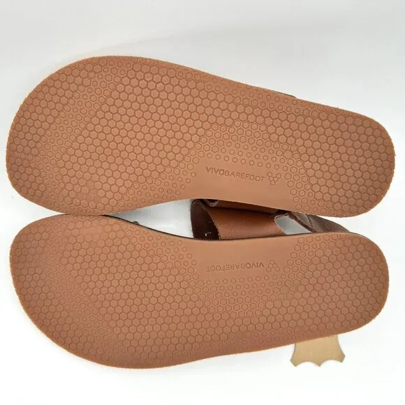 Vivobarefoot Opanka Sandals Leather Women’s Size 6 / EU 37 Tan 203225-02