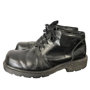 Vtg 90s Dr. Martens Doc 8752 Square Toe Leather Chunky Boots UK 10 US 11 Mens