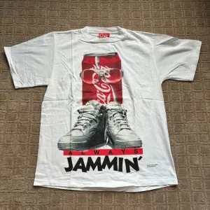 Vtg Coke Coca Cola Always Jammin' Large T Shirt Short Sleeve USA Single Stitch