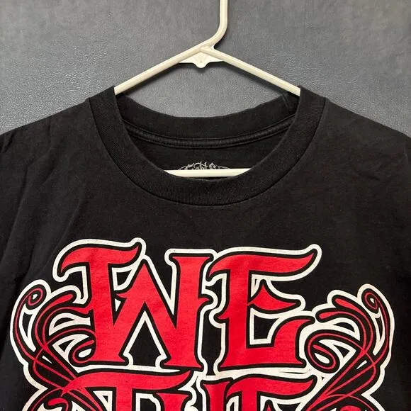 VTG We the West Shirt One Eight Seven Secret Society Burning Bridge XL USA Made