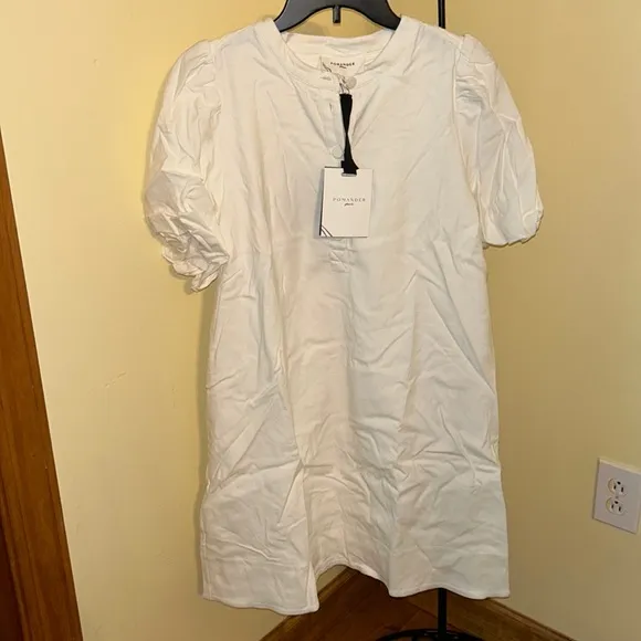 White Carly DressPOMANDER PLACE