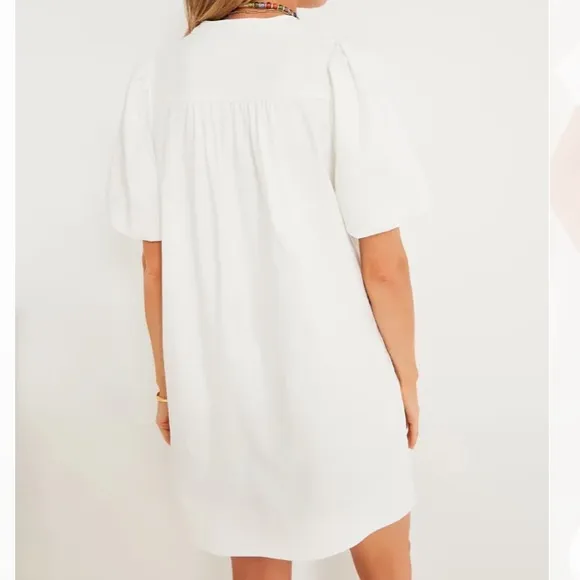 White Carly DressPOMANDER PLACE