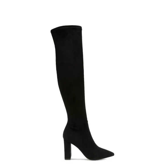 WILD PAIR Eileene Pointed-Toe Block-Heel Over-The-Knee Boots SIZE 9 NIB