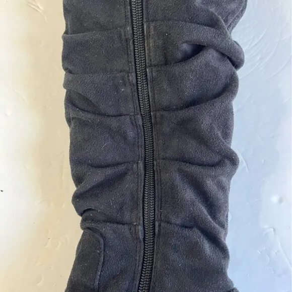 Women’s Black Slouchy Heeled Boots | Approx. Size 9-10