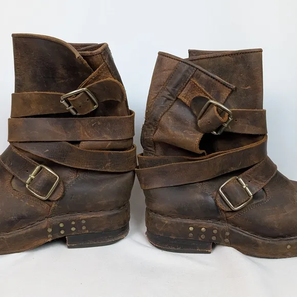 Women's Brown Leather Boots