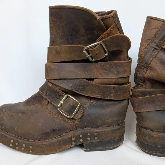 Women's Brown Leather Boots