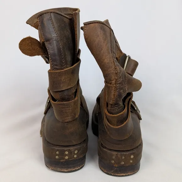 Women's Brown Leather Boots