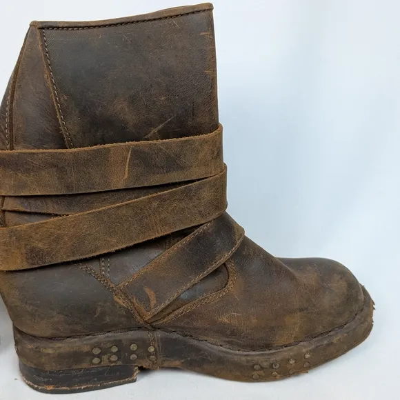 Women's Brown Leather Boots