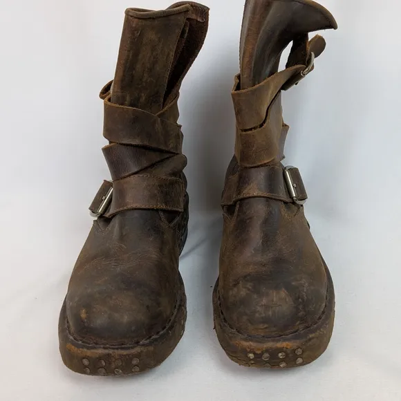 Women's Brown Leather Boots