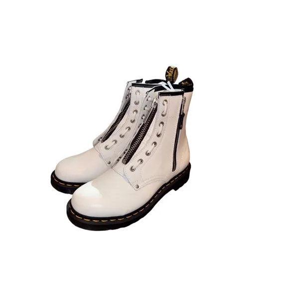 Women's Dr. Martens Boots double zip White Size 6