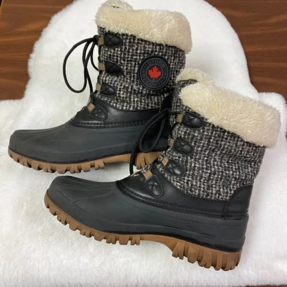 Women's Storm by Cougar Waterproof Lace-Up Boots - Cabin, size‎ 9
